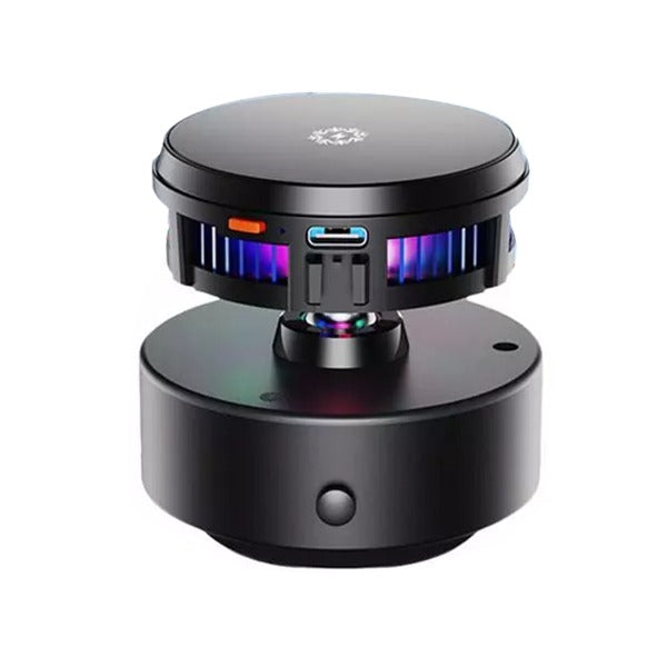 Smart Vacuum Suction Phone Holder With Wireless Charging | Black Smart Vacuum Suction Phone Holder With Wireless Charging | Black